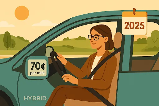 Business Mileage Rate Is Up for 2025