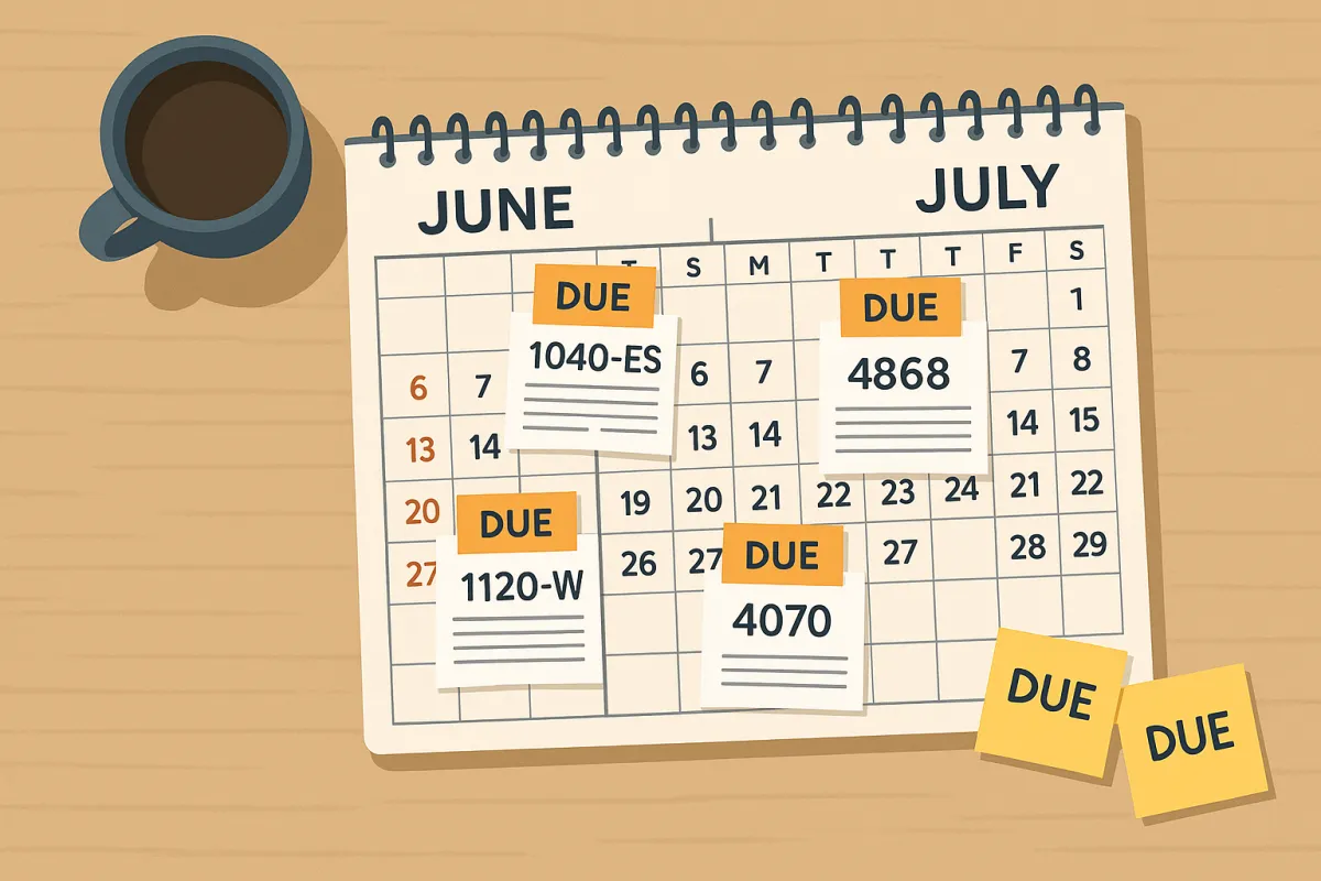 Upcoming Tax Due Dates