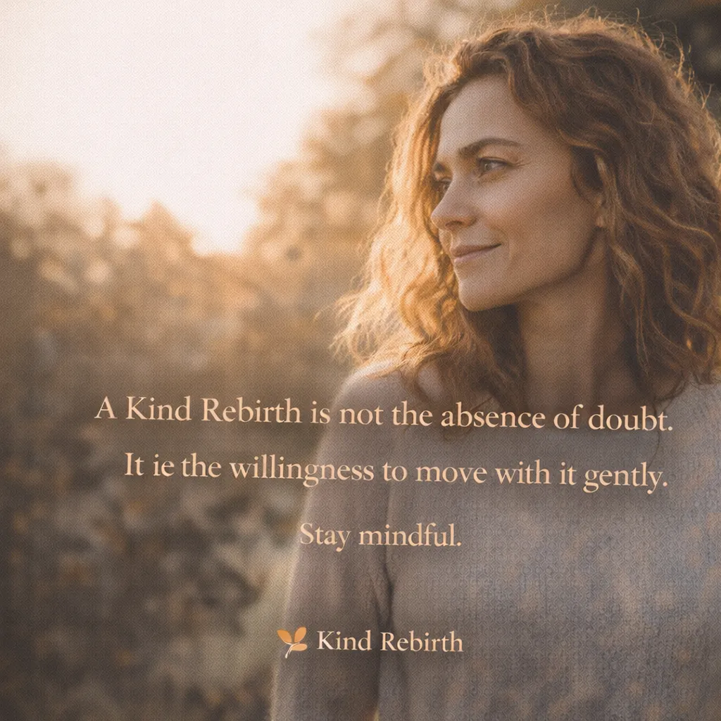 A Kind Rebirth in the Middle of Self-Doubt