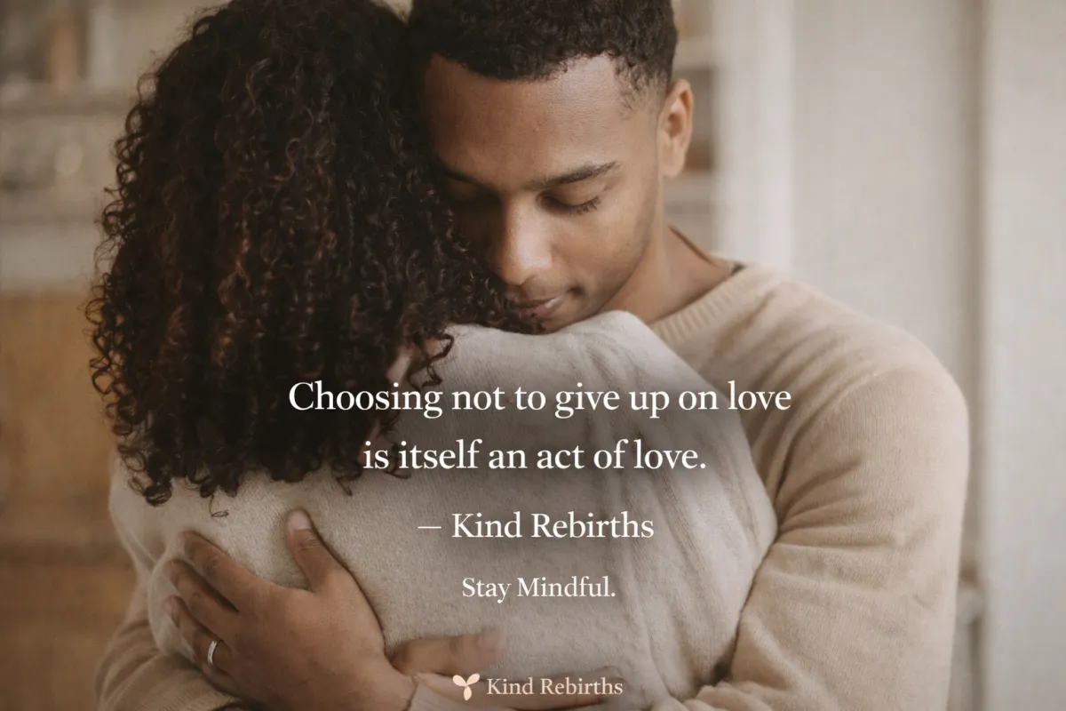 Not Giving Up on Love