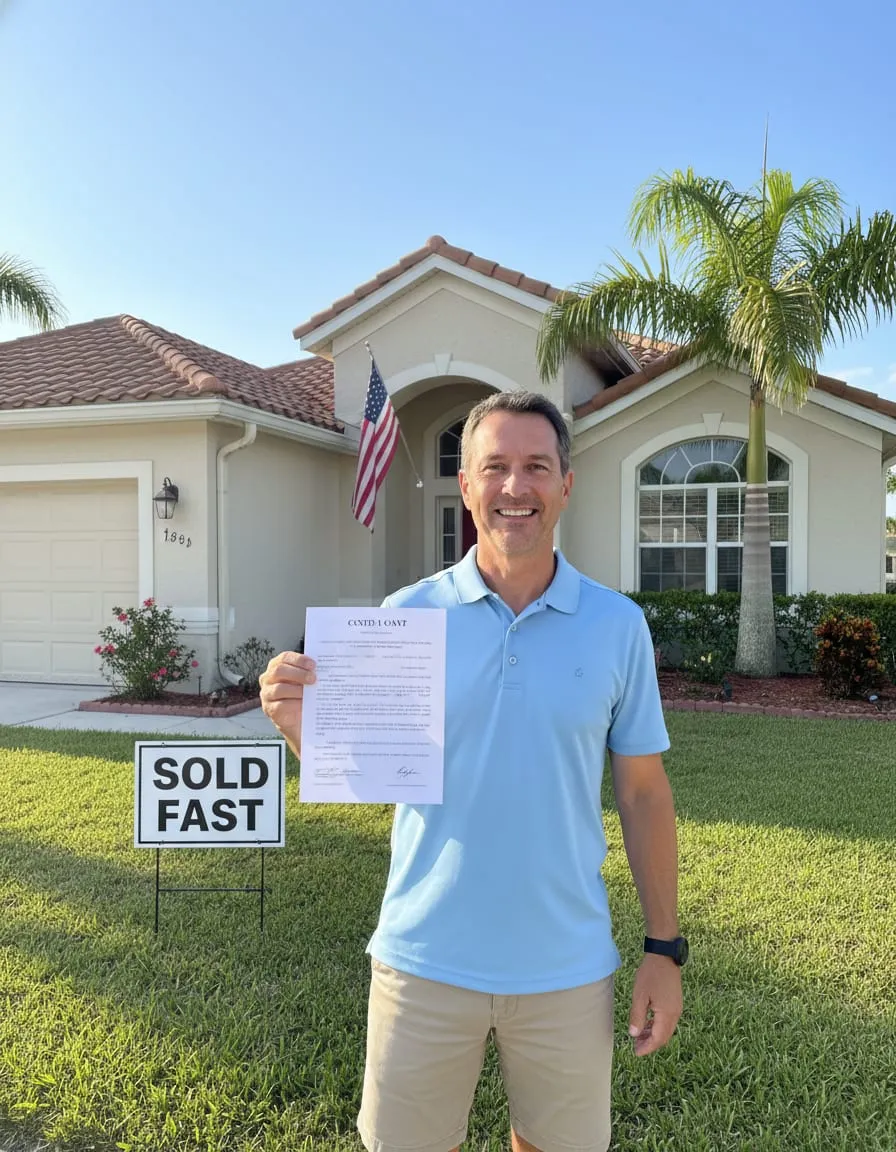 Happy homeowner in Space Coast, FL after selling home fast through Instant Offer Program