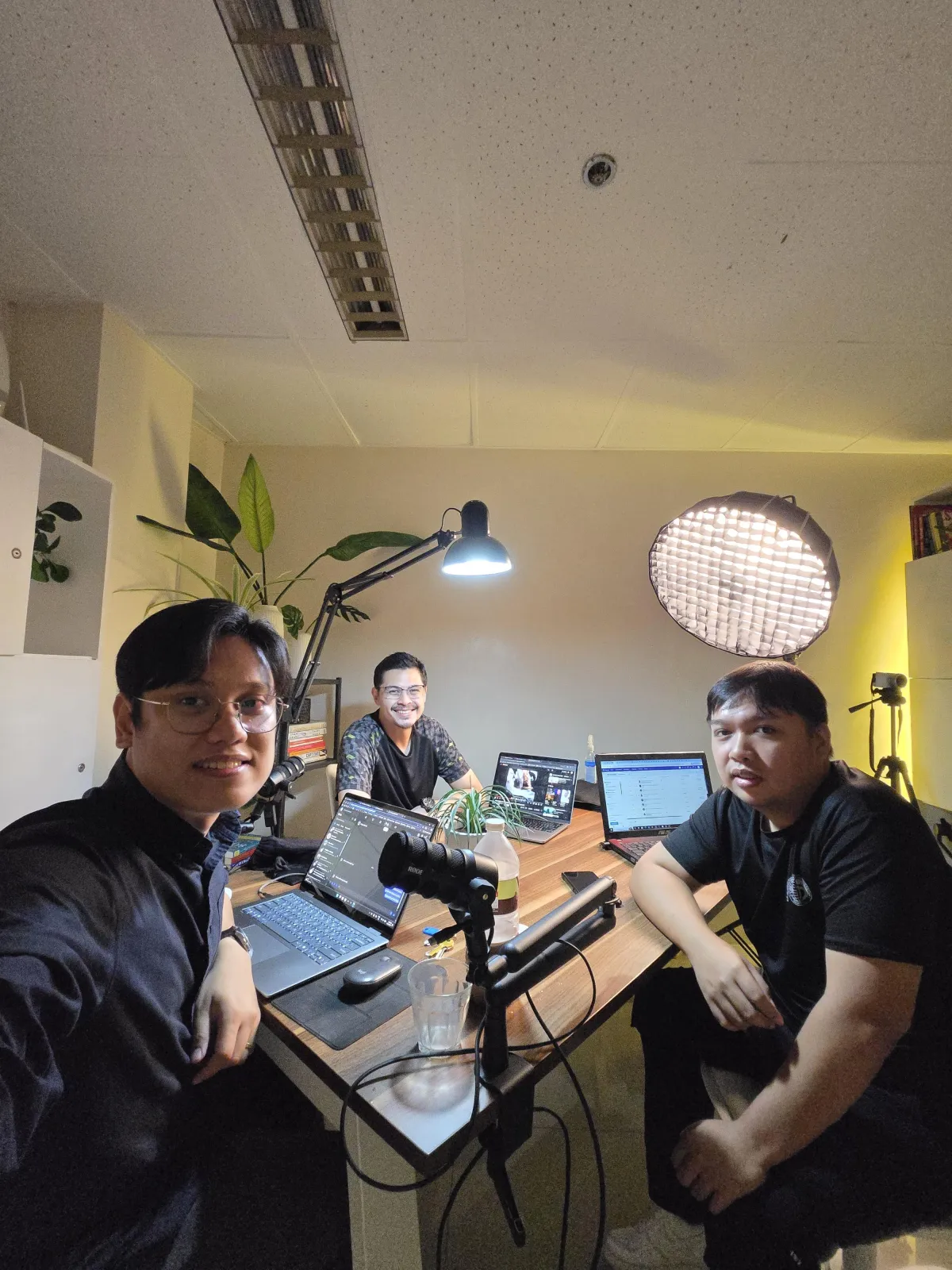 J with fellow Christian entrepreneur