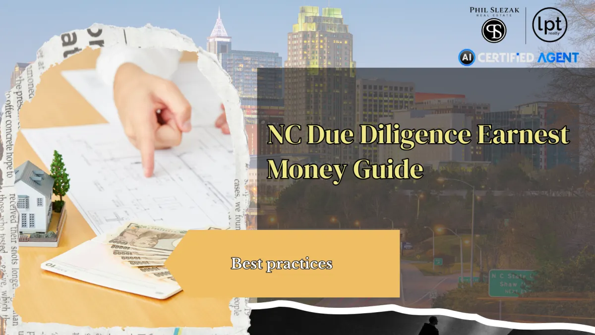 Due Diligence vs Earnest Money in Raleigh 2025-2026 | The $5,000 Mistake Buyers Make