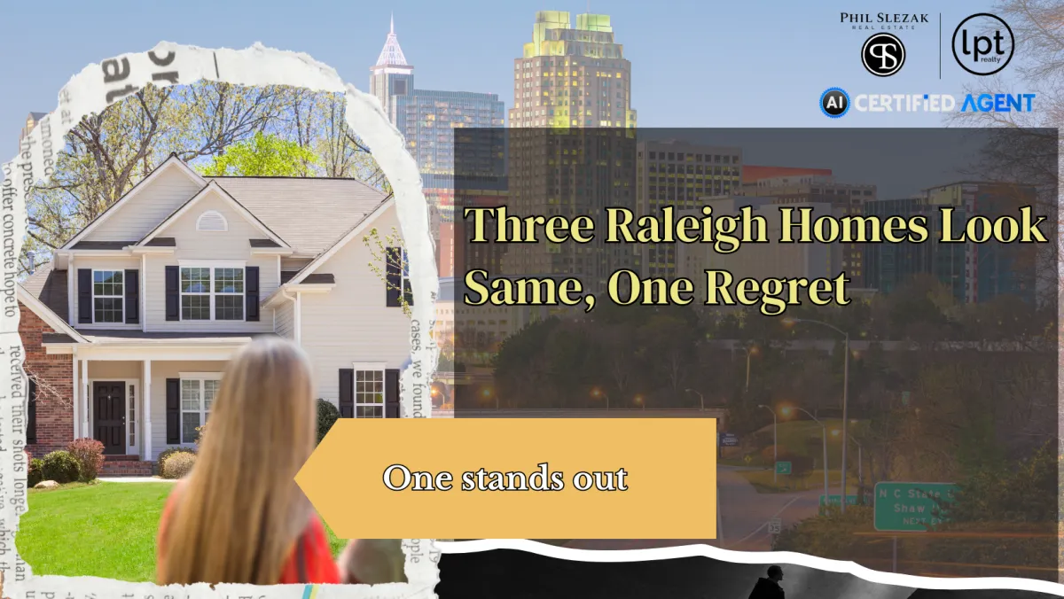 Three Raleigh Homes That Look the Same And the One Buyers Regret