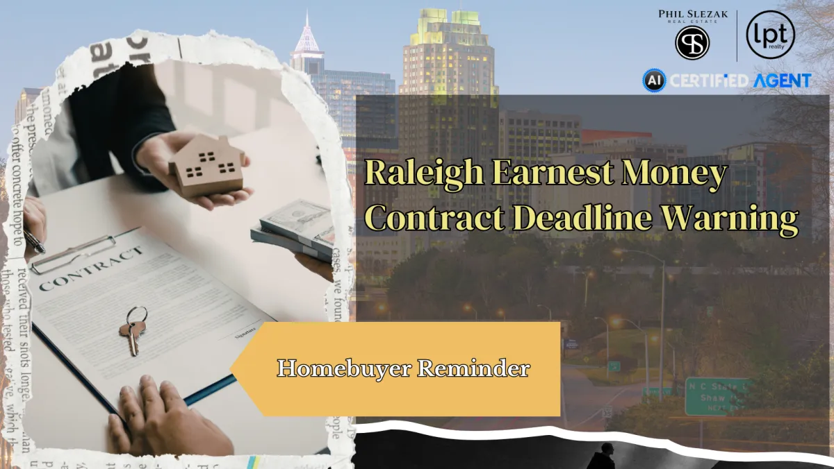 How Raleigh Buyers Lose Earnest Money Deposits