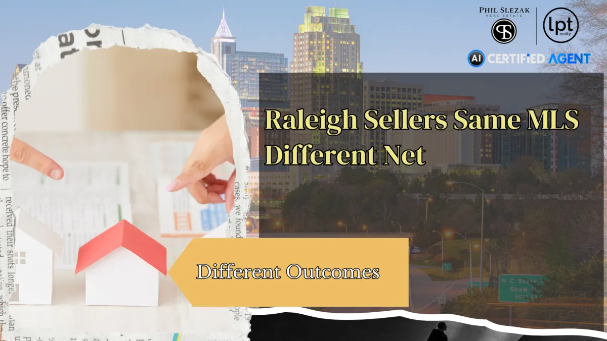Same MLS Same Buyers Different Net Raleigh Sellers