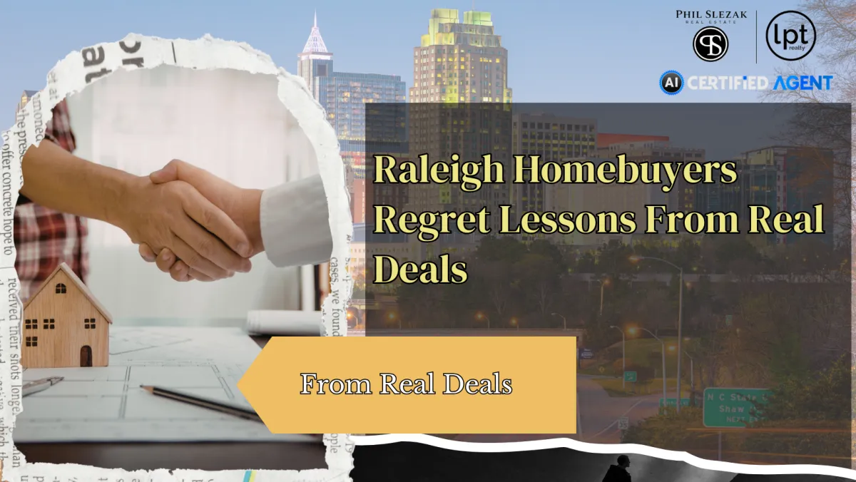 Raleigh homebuyers reflecting on missed opportunities and lessons learned from real transactions.