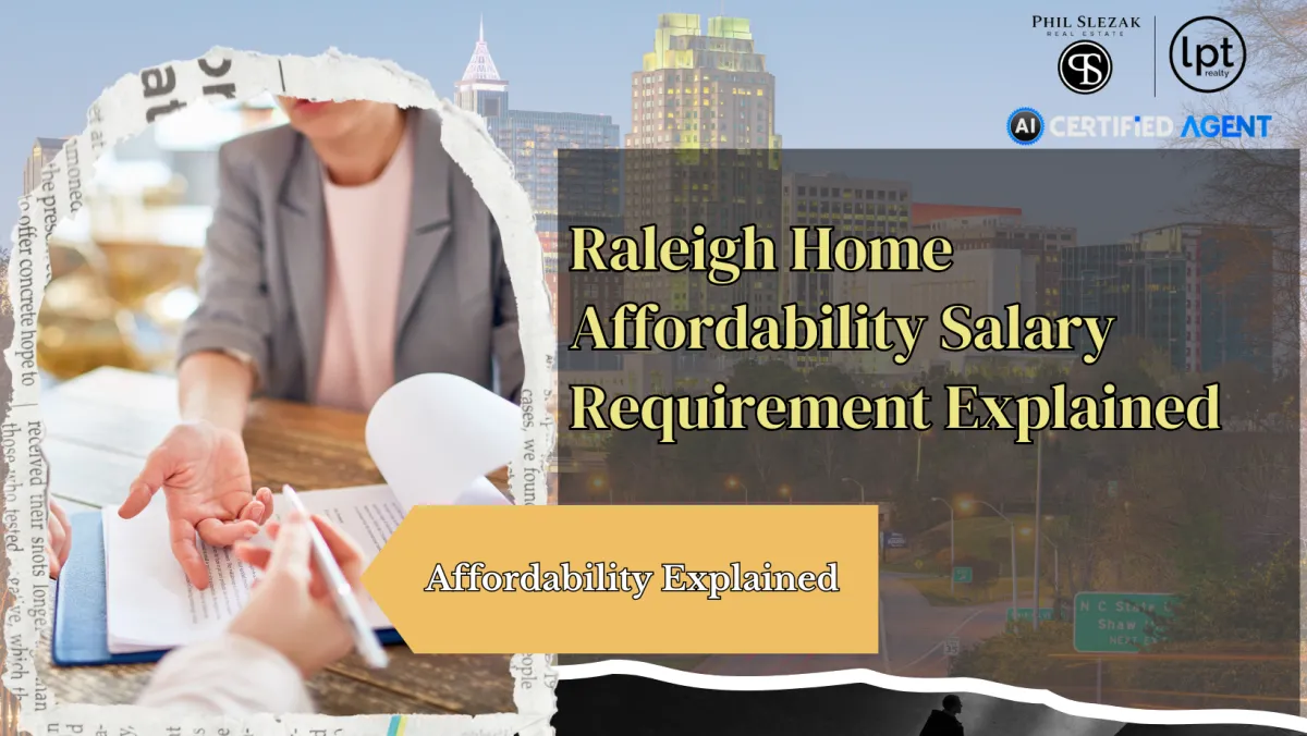 Raleigh homebuyers reviewing income requirements and affordability before purchasing a home.