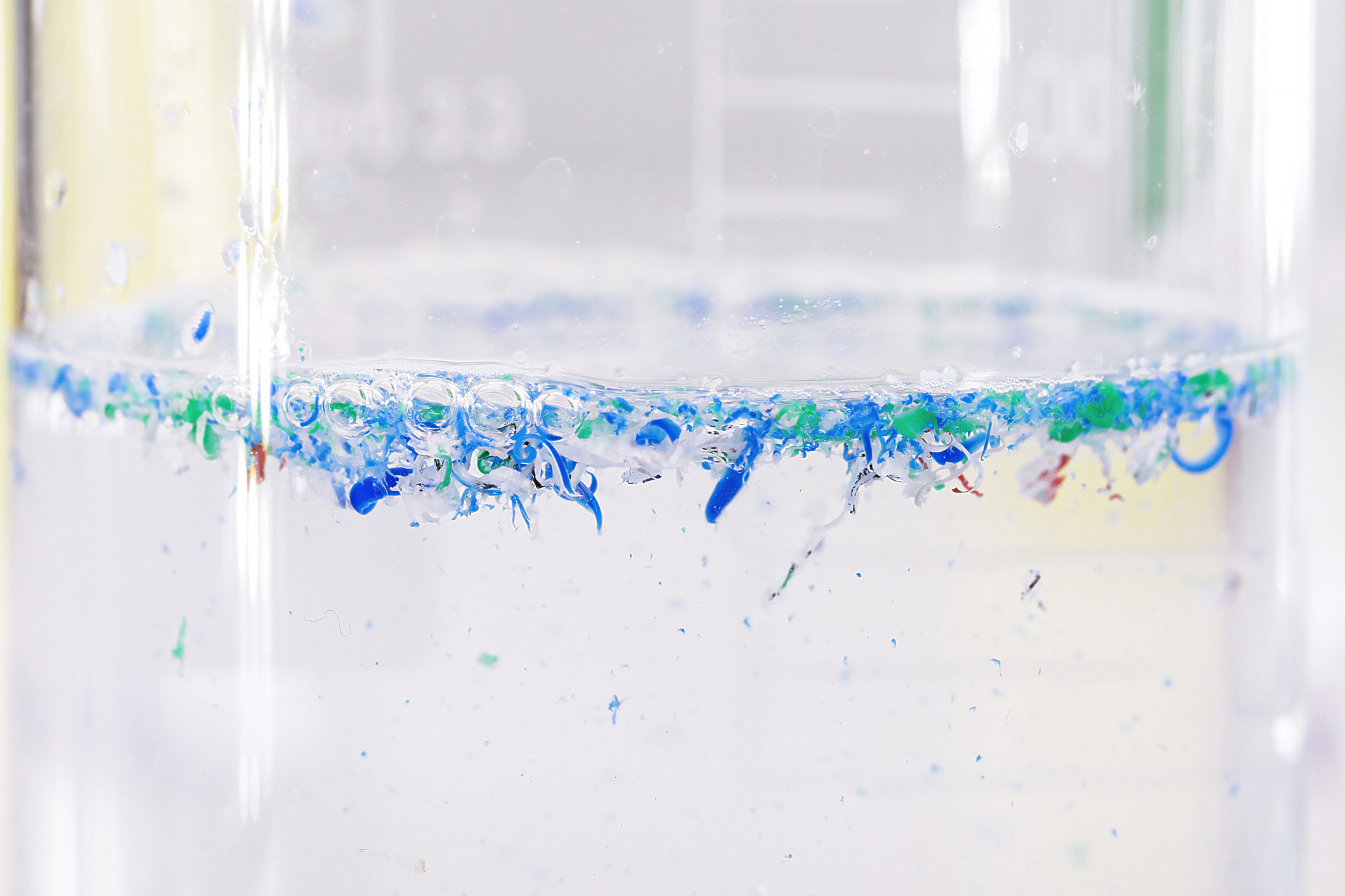 Density separation of plastics