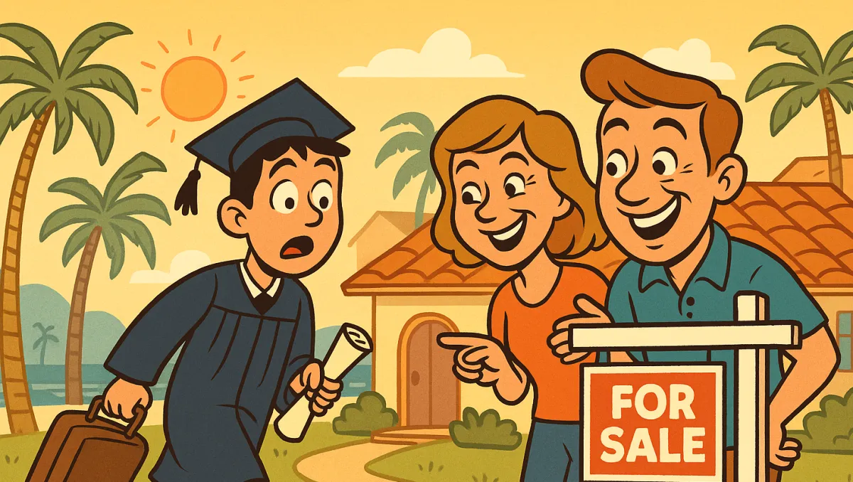 Empty nesters sell their house