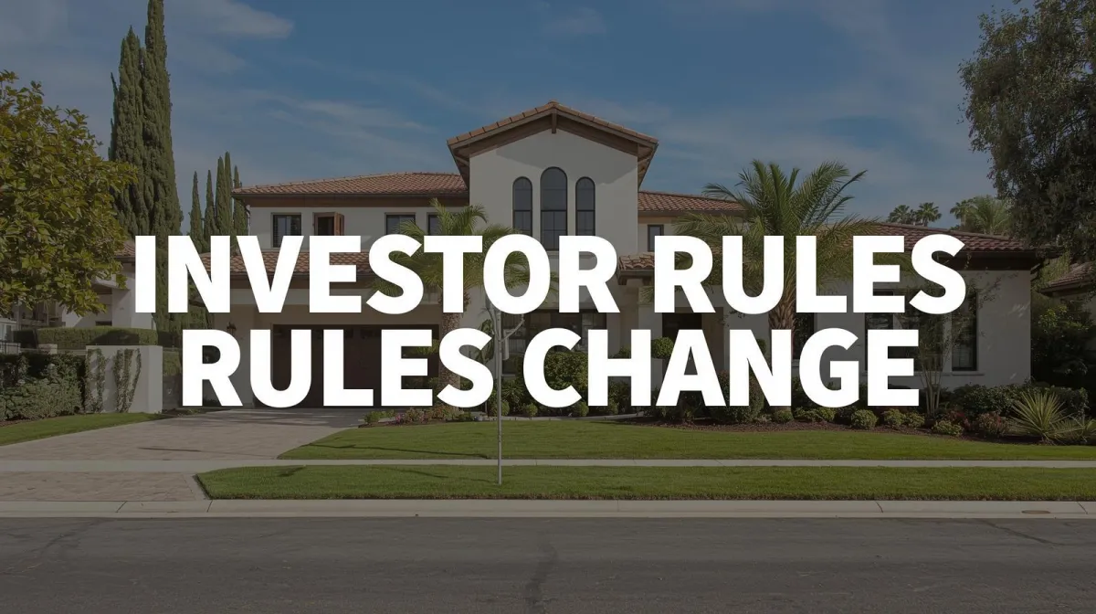 Invesor rules change to AB 130