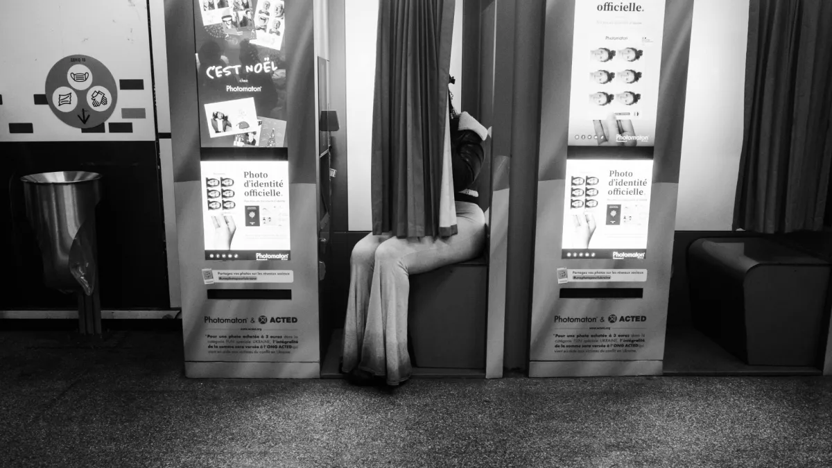 Custom open air trade show photo booth rental Boston MA