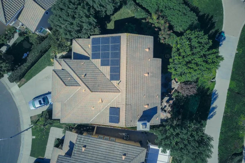 solar on a California roof