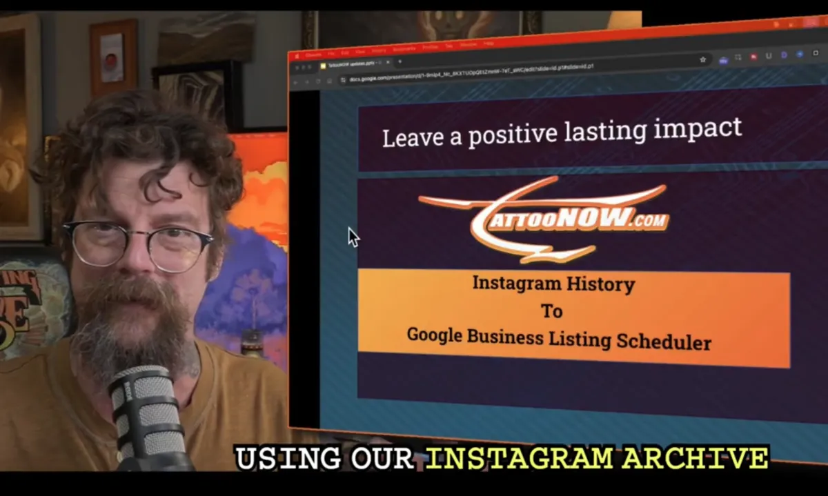 TattooNOW CRM Instagram to Google Business Listings SOP