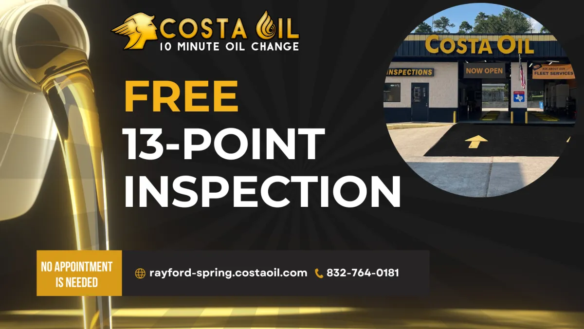 Costa Oil: Free 13-Point Inspection