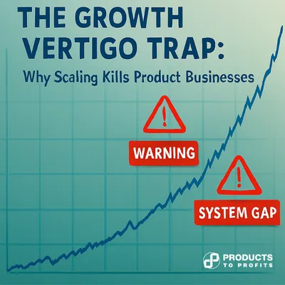 The Growth Vertigo Trap: Why Scaling Kills Product Businesses