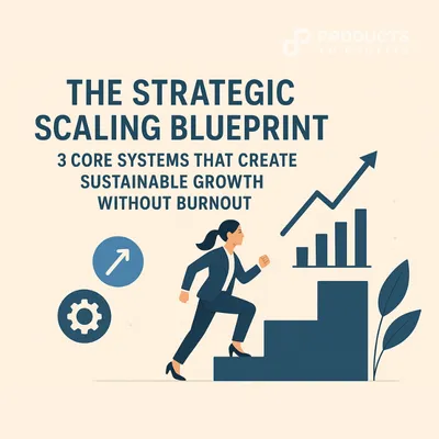 The Strategic Scaling Blueprint: 3 Core Systems That Create Sustainable Growth Without Burnout