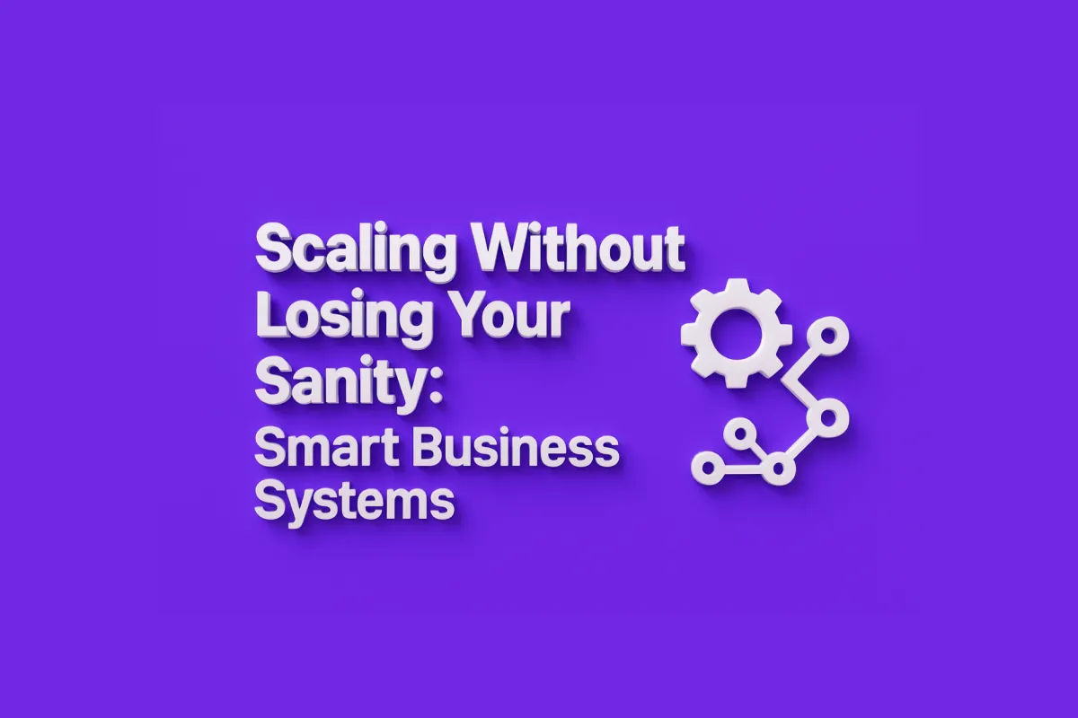 Scaling Without Losing Your Sanity: Smart Business Systems