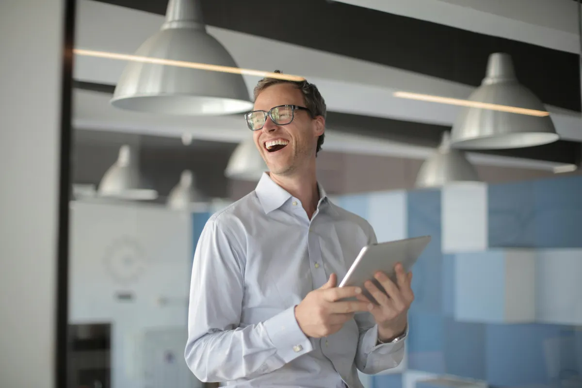 Purchasing manager adding value to the business since he's implemented AI contract management using ContractSage