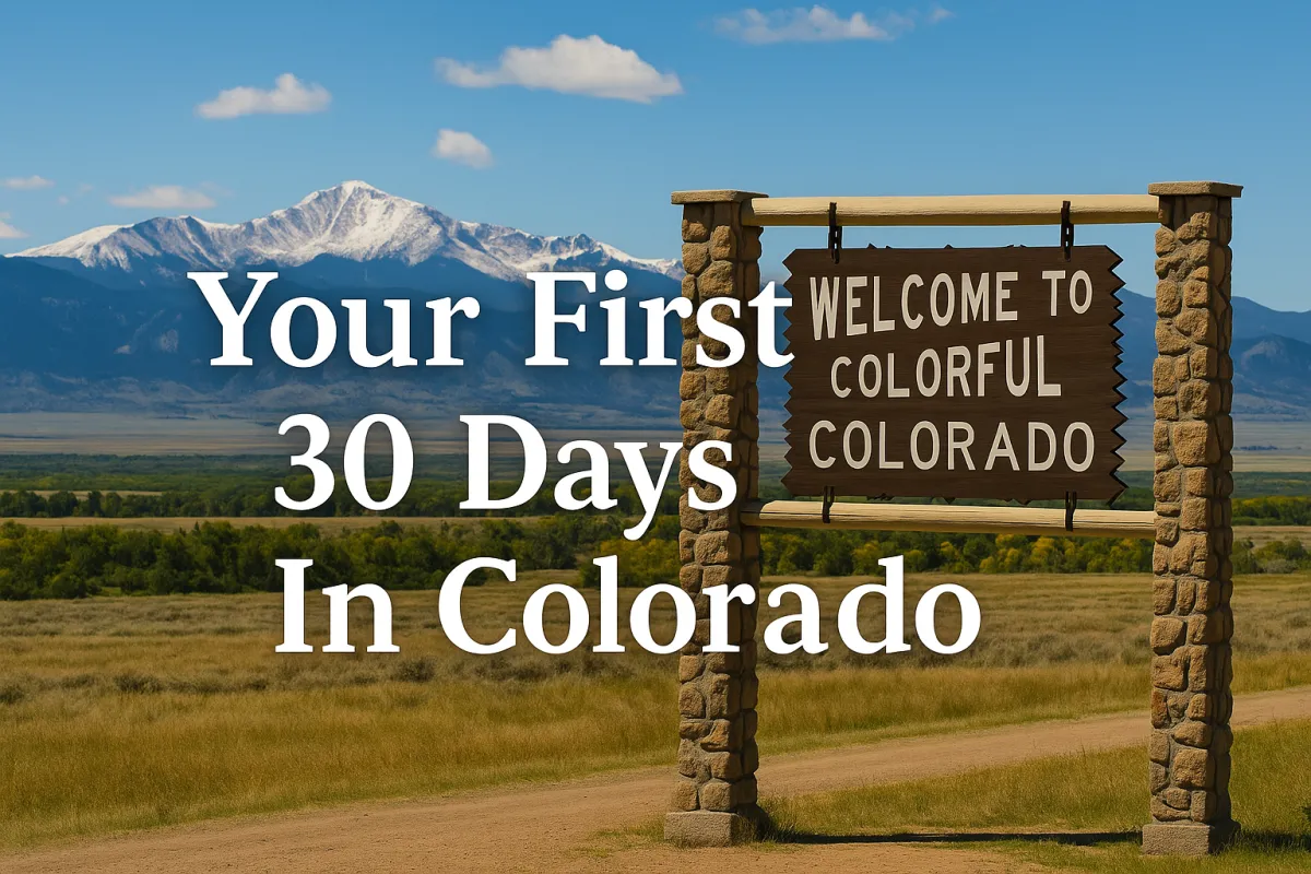 Your First 30 Days in Colorado: A Relocation Checklist for Front Range Homebuyers
