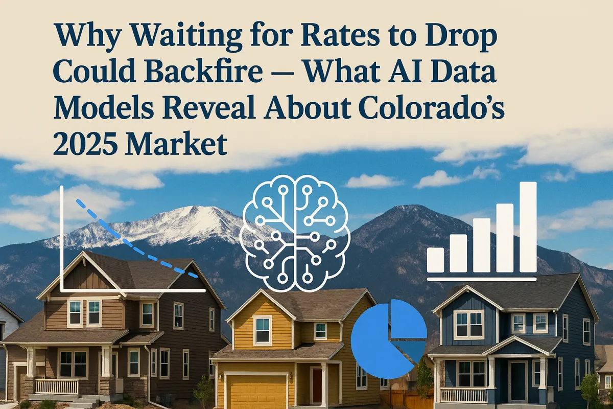 Why Waiting for Rates to Drop Could Backfire — What AI Data Models Reveal About Colorado’s 2025 Market