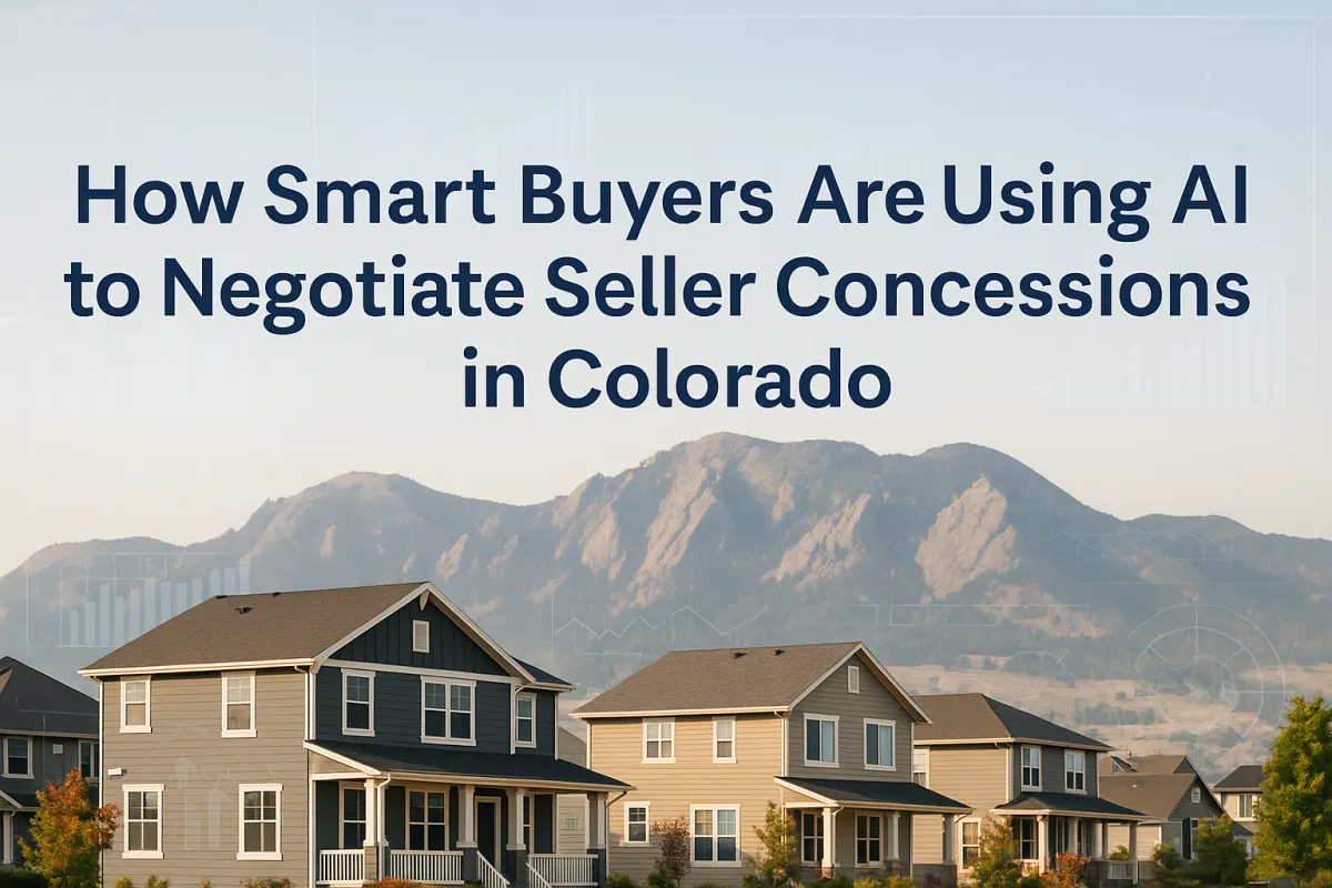 How Smart Buyers Are Using AI to Negotiate Seller Concessions in Colorado