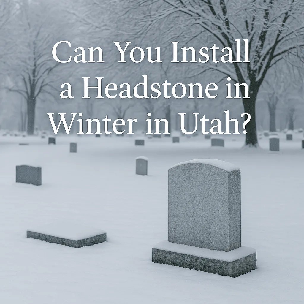 Wondering if you can install a headstone during winter in Utah? Learn about weather challenges, cemetery rules, and how to plan for cold-season installations.