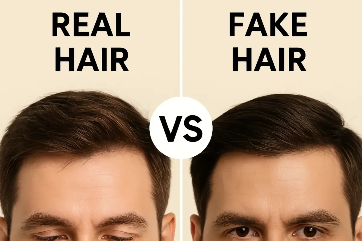 Difference between Fake Hair vs Real Hair