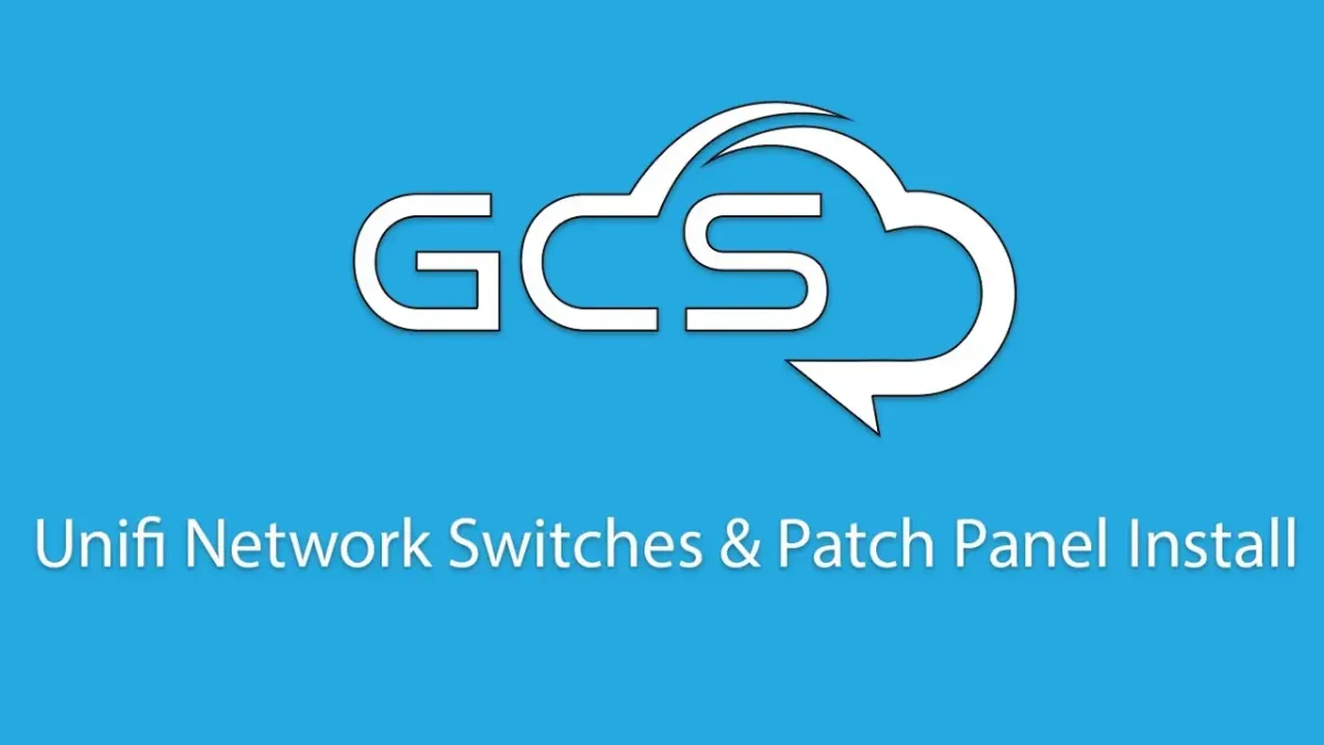 GCS IT Unifi Network Switches and Patch Panel Install