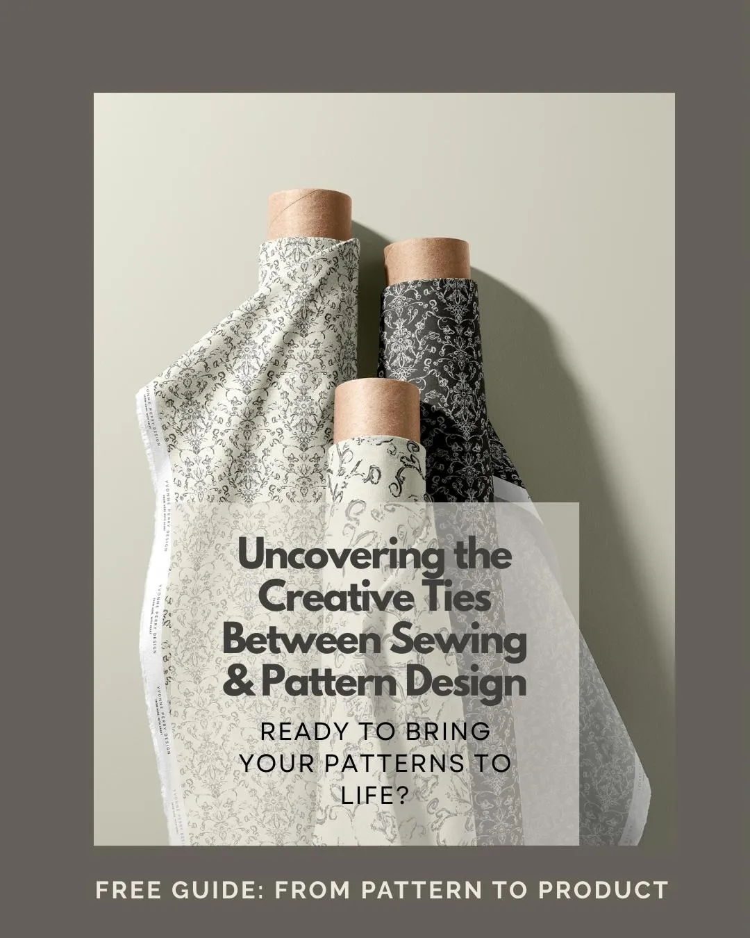 Blog cover image with photography and pattern with blog title