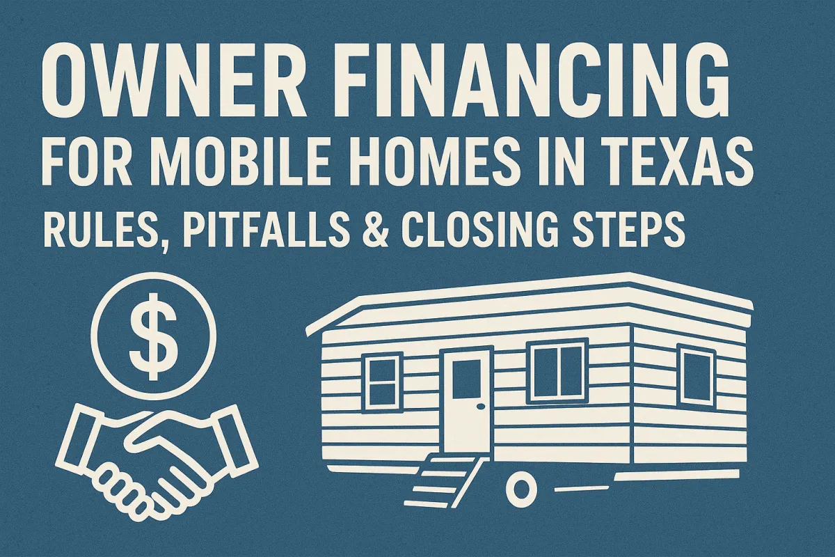  Owner Financing for Mobile Homes in Texas: Legal Tips & Pitfalls