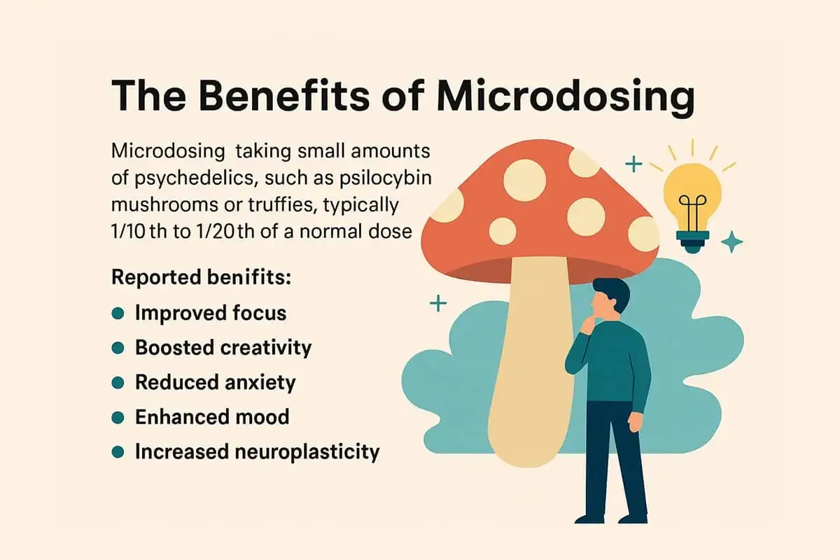 The Benefits of Microdosing: A Gateway to Clarity, Creativity & Personal Growth
