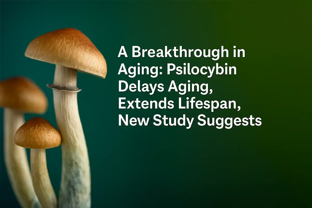 A Breakthrough in Aging: Psilocybin Delays Aging, Extends Lifespan, New Study Suggests