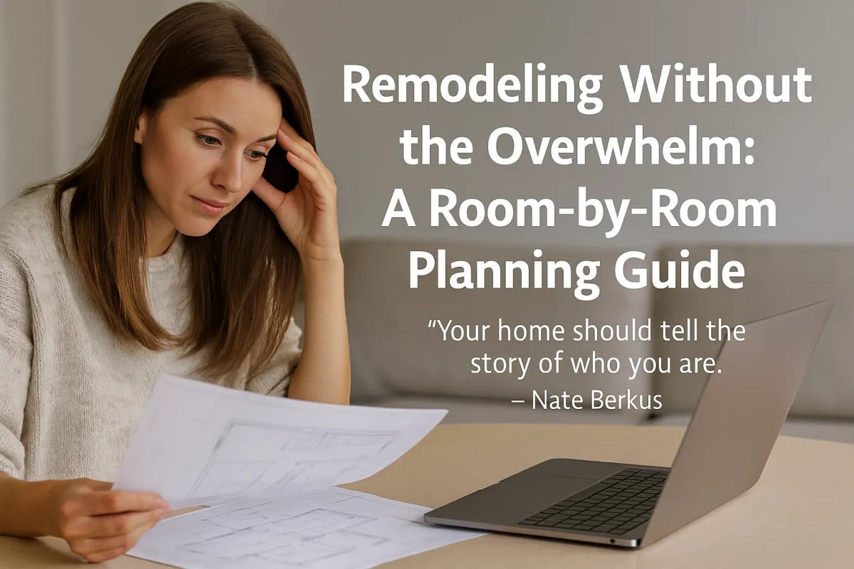 Remodeling Without the Overwhelm: A Room-by-Room Planning Guide