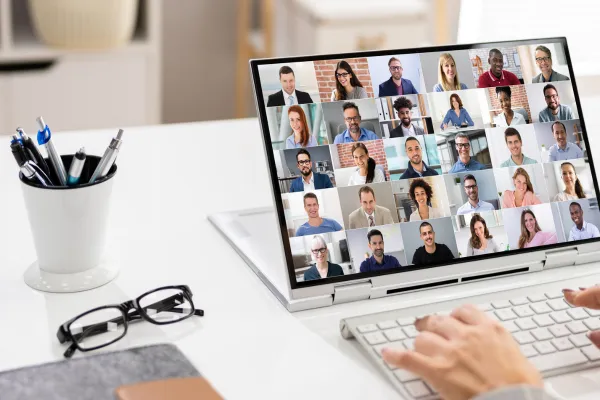 Maximizing Engagement virtual office work job Virtual Meetings hybrid event AV services Virtual Event 