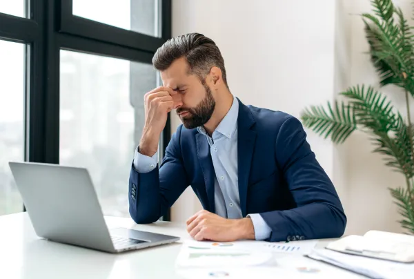 frustrated business owner