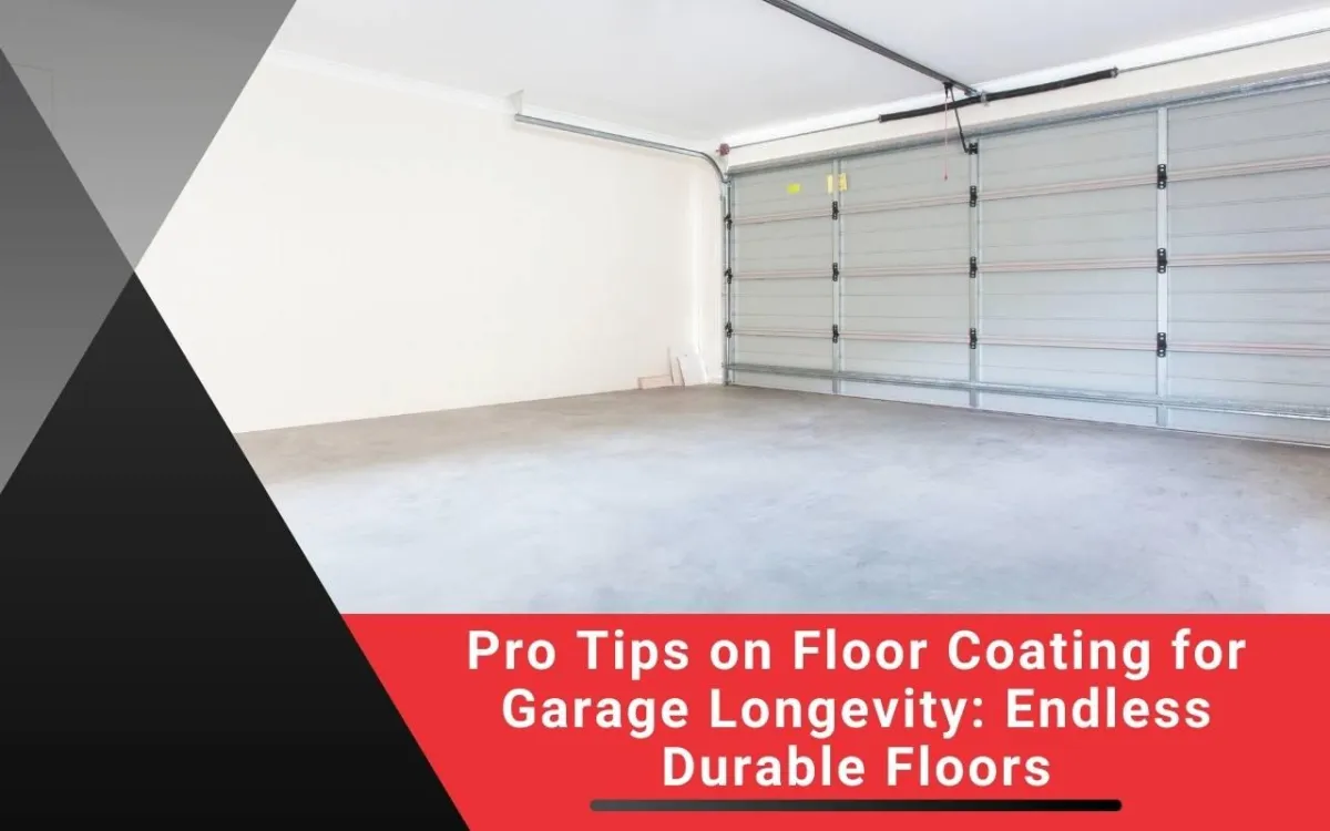 Garage floor preparation with grinding equipment