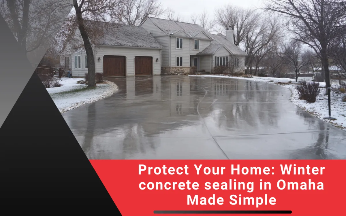 Protect Your Home: Winter concrete sealing in Omaha Made Simple