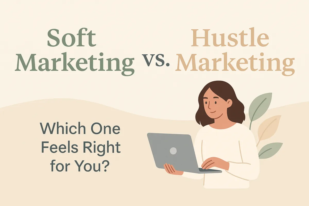 Soft Marketing vs. Hustle Marketing: What’s Best for Your Biz?