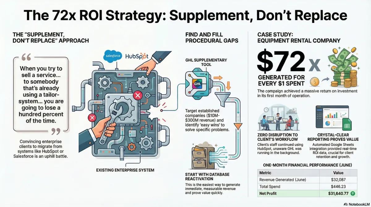 How a Simple 'Don't Replace' Strategy Generated a 72x ROI for an Enterprise Client