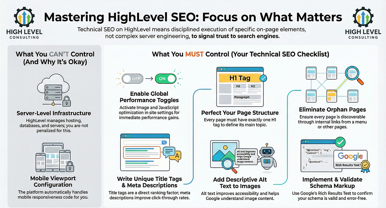 Technical SEO in High Level Websites