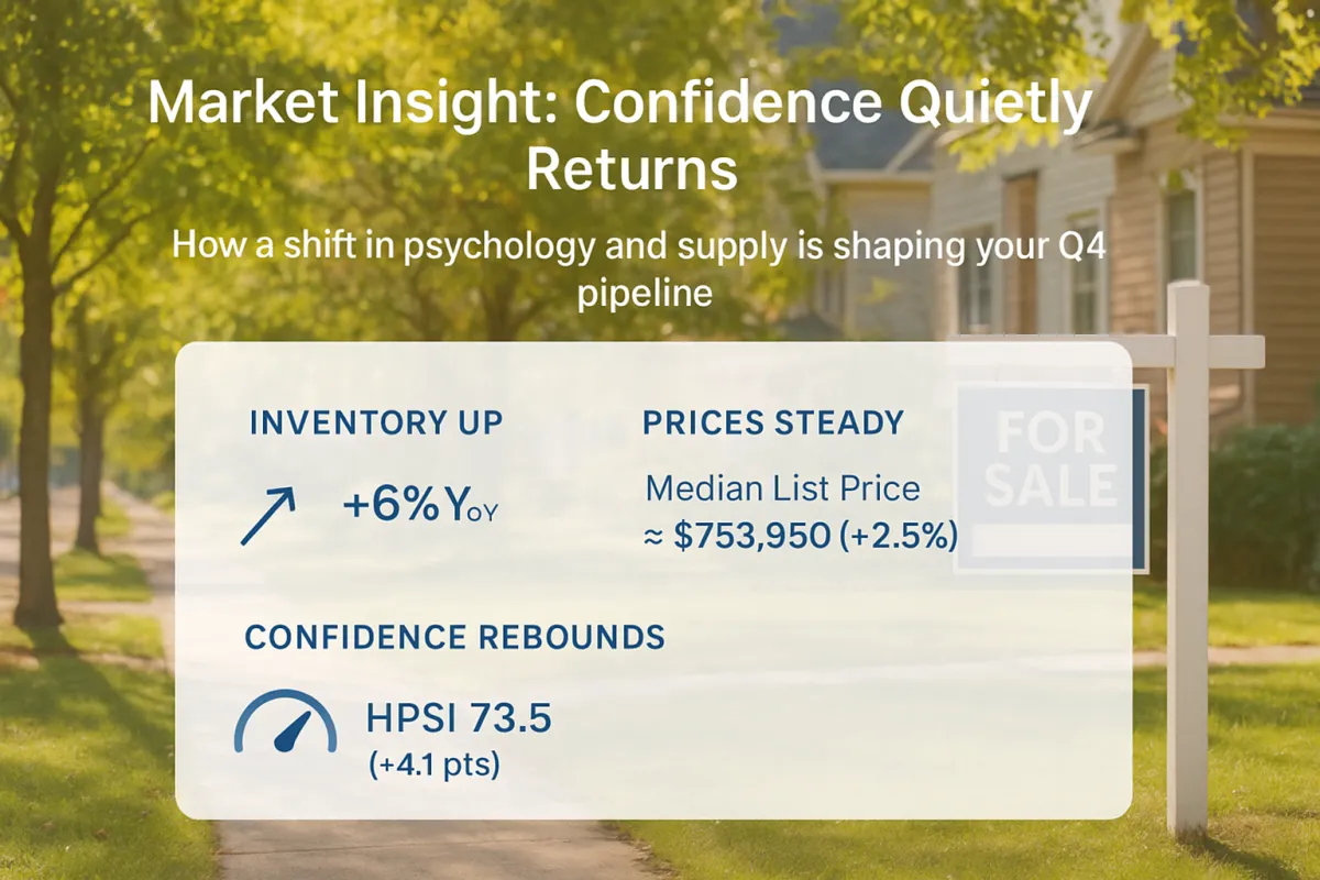 Inventory & Buyer Psychology: The 2025 Market in Transition