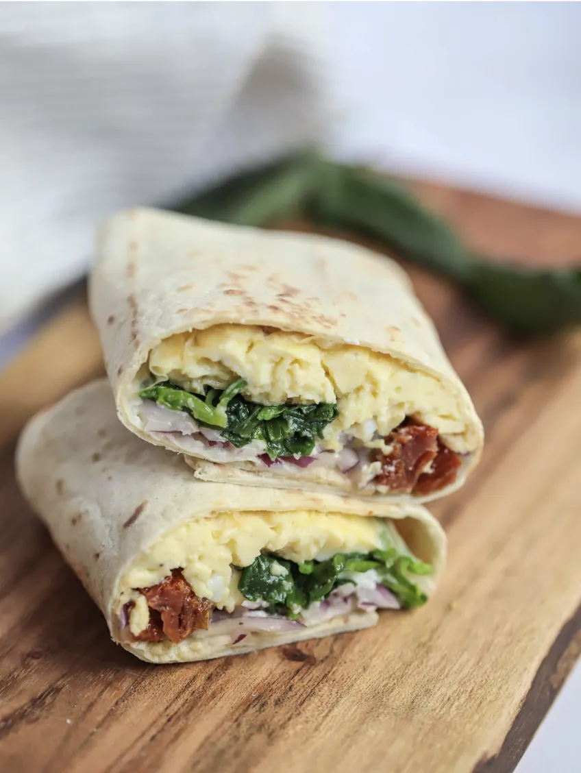 Mediterranean Breakfast Wrap