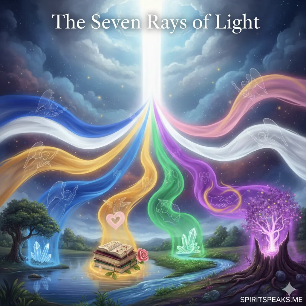 The Seven Rays of Light: Your Guide to Universal Energy and Angelic Support