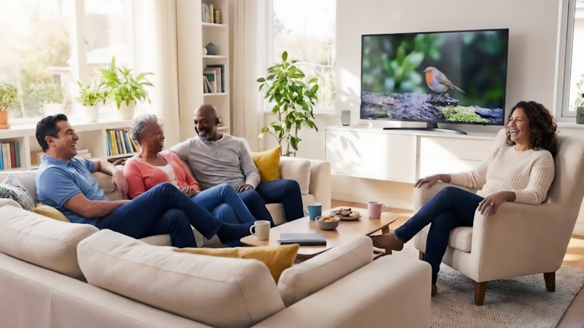 Friends enjoying themselves