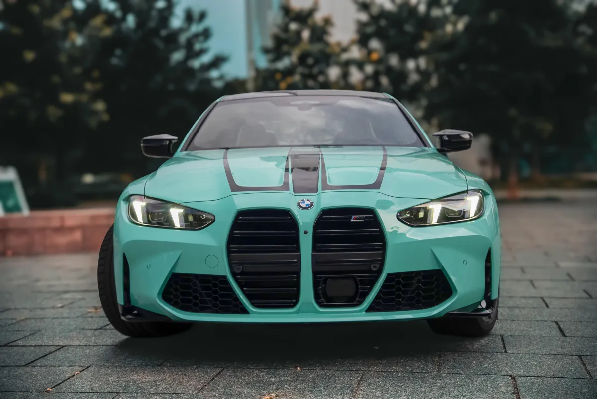 BMW M4 Competition parked in NYC