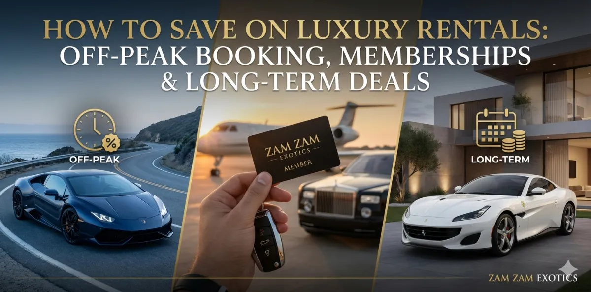 how to save on luxury car rentals 