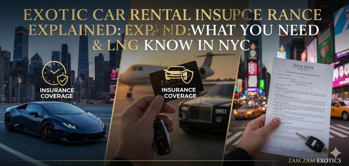 exotic car rental insurance