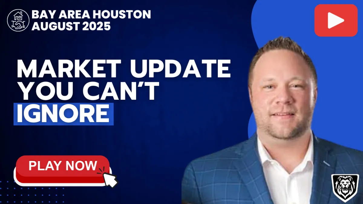 Is the Bay Area Houston Housing Market Crashing? | August 2025 Report