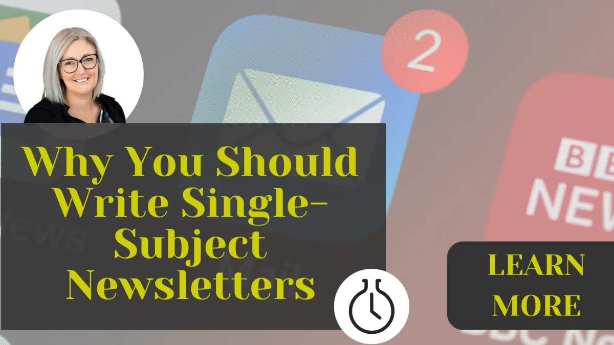 Single subject Newsletters